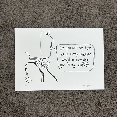 glue in my pocket, serigrafi, 7 edisyon