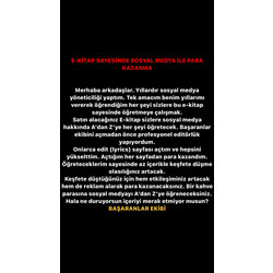 Sosyal Medya Uzmanlığı E-Kitap