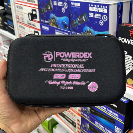 Powerdex Pd-9100 2800 Lümen 30 wat Profesyonel El Feneri