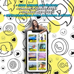 +5.000 Arka Plan Videosu + Onlarca Görsel, Ses Efekti + instagram dijital e-ticaret  e-Kitap