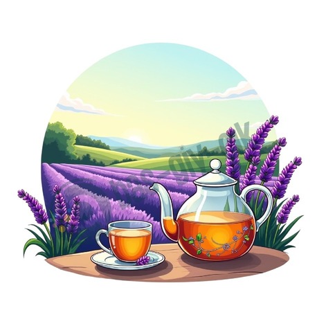 SUPLA ÖZEL ÇAY LAVANTA TARLASI 29 CM
