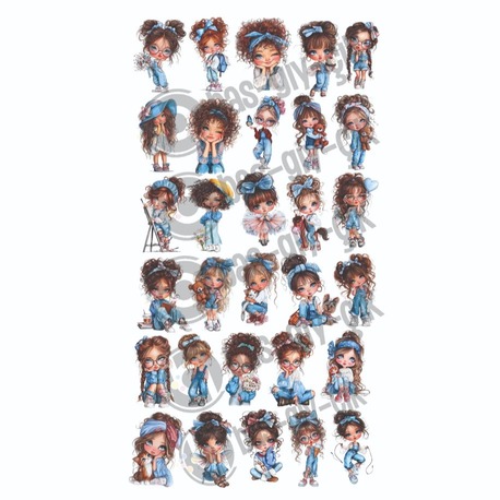 MAVİLİ CUTE GIRL SET 1,5 METRE