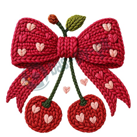ÖRME KİRAZ KURDELE 12 CM