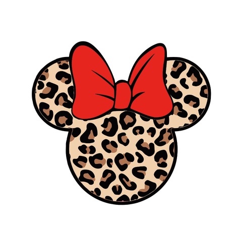 LEOPAR MINNIE KAFASI 23 CM
