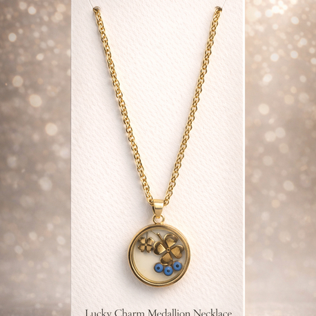 Lucky Charm Madalyon Kolye