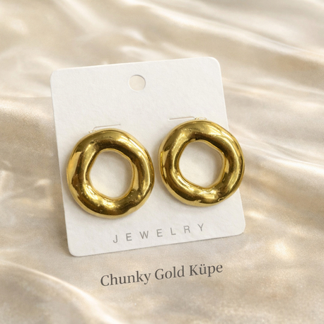 Chunky Gold Küpe