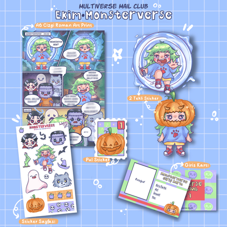 Ekim Ayı Mail Club Paketi | Monsterverse