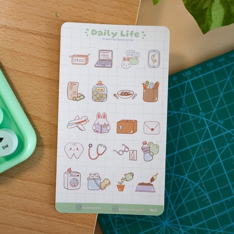 Daily Life No:1 Sticker Sayfası 