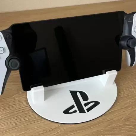 PlayStation Portal Uyumlu Masaüstü Standı | Özel Tasarım Logolu Oyun Konsolu Tutucu