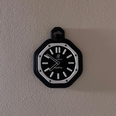 AP x Swatch Royal Pop Duvar Saati | Premium Tasarım | baskisizde