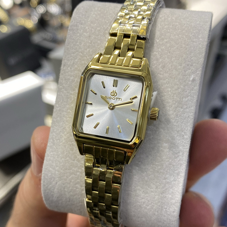 Bigotti Milano Kare Gold Kadın Kol Saati