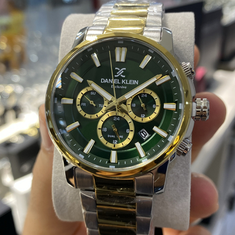 Daniel Klein Exclusive Erkek Kol Saati Gold Yeşil