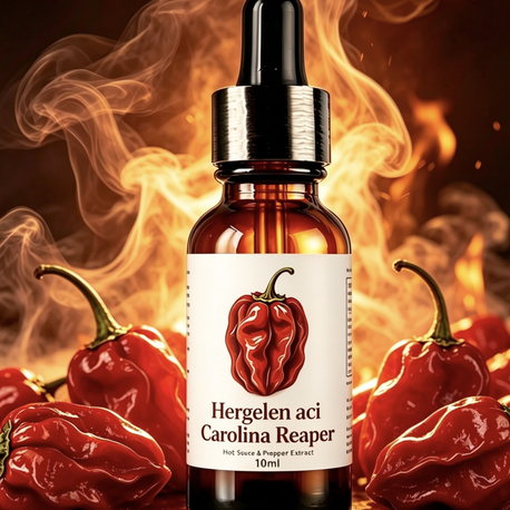 Carolinareaper acı sos 10ml damla şişe 