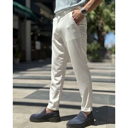VİSKON EKRU PANTOLON 