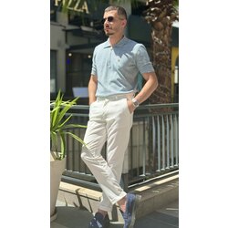 POLO YAKA ÖRME TRİKO INDIGO 