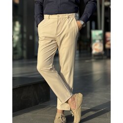 PARAŞÜT KUMAŞ KREM PANTOLON