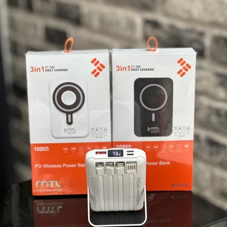  10.000 MAH MAGSAFE DAHİLİ KABLOLU 22.5 W PD ŞARJ POWERBANK AKILLI SAAT+TELEFON+AİRPODS