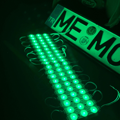 1 Adet Yeşil Ayak Altı Led Ultra Parlak – 12V | Gerçek Su Yeşil Zor Bulunan Renk