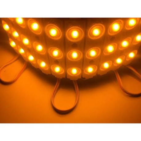 1 Adet Orta Ton Amber Ultra Parlak LED – 12V | Orta Ton Amber Renk – Yüksek Işık Gücü
