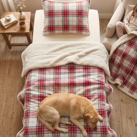 HOME COLLECTION PAMUK SHERPA YATAK ÖRTÜSÜ SETİ 