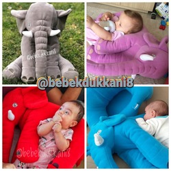 Peluş Fil Yerli Üretim Uyku Fili Peluş Uyku Arkadaşı