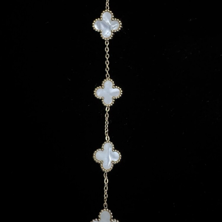 Van Cleef Bracelet - White & Gold