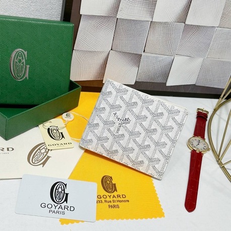 Imported | Ithal Goyard Wallet - White