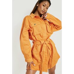 BOOHOO PREMIUM TRENÇKOT ELBİSE