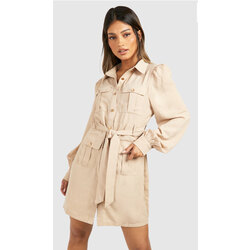 BOOHOO PREMIUM TRENÇKOT ELBİSE