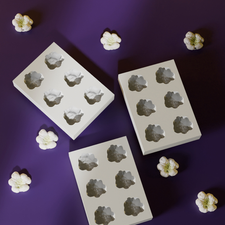 6’lı Mini Popcorn Silikon Kalıbı