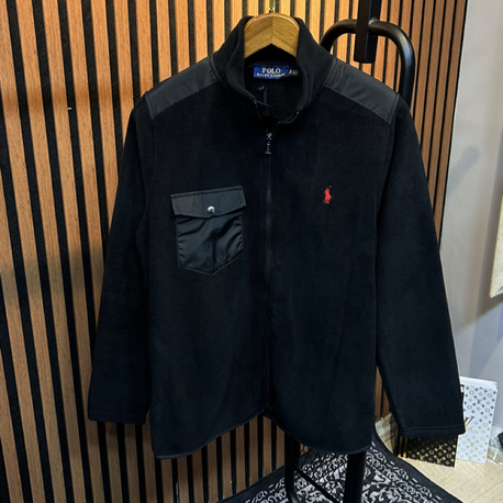 RL Premium Peluş Hırka (Tam Fermuar)