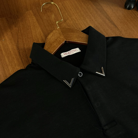 Valentino Premium Polo Yaka T-shirt (Demir Logo)