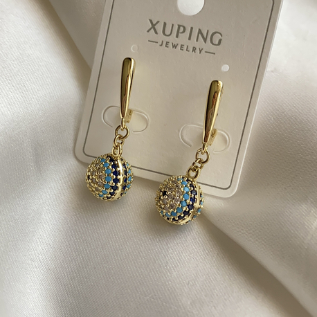 XUPİNG 14K NAZAR KÜPE 