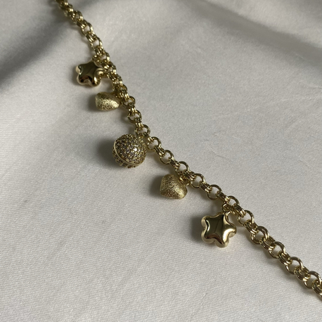14K CHARM BİLEKLİK 