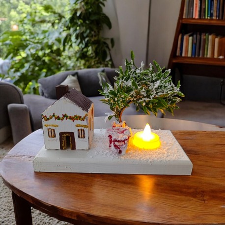 Ağaçlı Tütsülük ve Tealight Mumluk