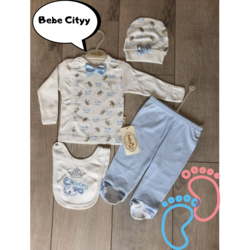 BABYİM KIZ BEBEK 4 PARÇA ZIBIN TAKIM