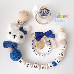 Amigurumi Emzik Zinciri / Emzik / Yaka İğnesi