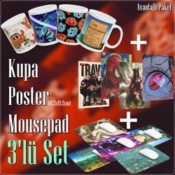 3'lü Set (Kupa, Poster, Mousepad)