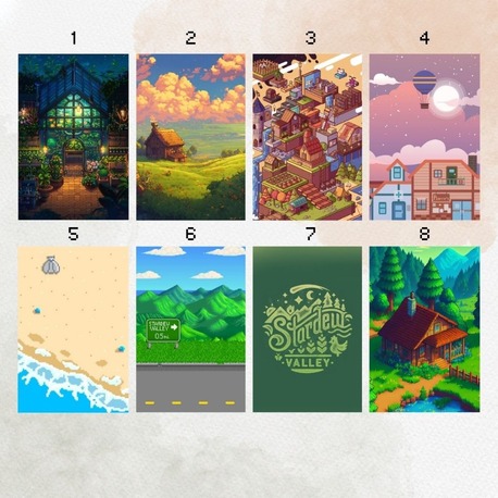 Stardew Valley Metal Mini Ayraç