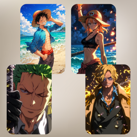 One Piece Magnet 4'lü