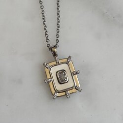 Silver Taşlı Kolye