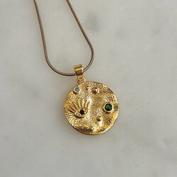 Dövme Çelik Göz Detaylı Kolye