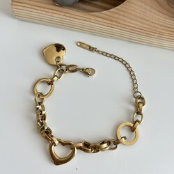 Heart Attack Bileklik Gold