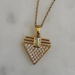 Gold Triangle Kolye