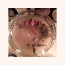 Clear Quartz Candle 