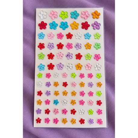 Taş Sticker çiçekli