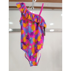 Pembe Ananas Desenli Bikini