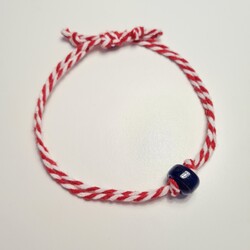 Bee Rope Lacivert Boncuklu Bileklik