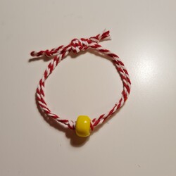 Bee Rope Sarı Boncuklu Bileklik