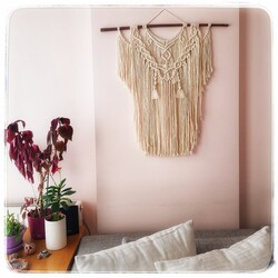 Bee Rope Ecru Duvar Panosu